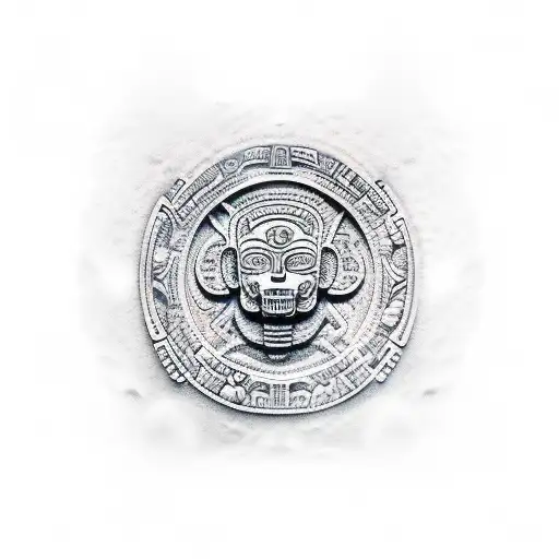 mayan calendar tattoo design idea