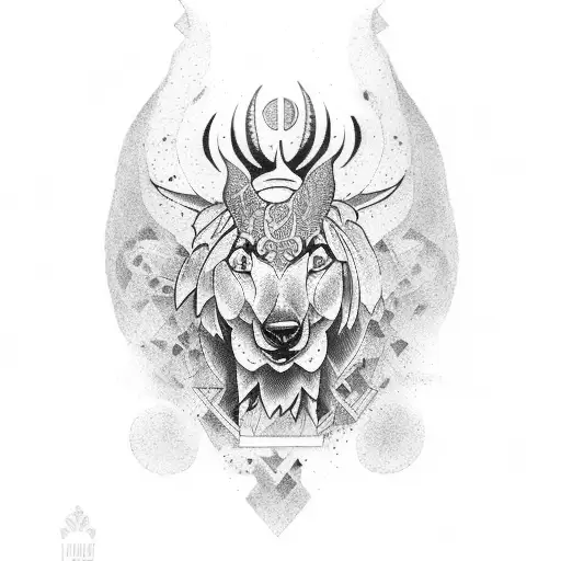 Latin verse tattoo design idea