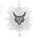 medieval tattoo design idea