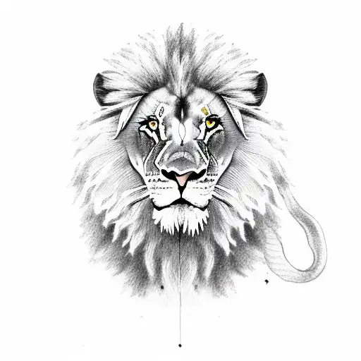 Lion with sikh tattoo design idea