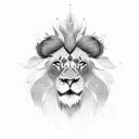 Lion with sikh tattoo design idea