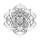 leis hermeticas tattoo design idea