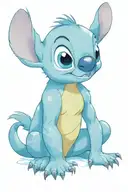 disney stitch tattoo design idea