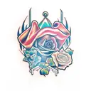 chihuaua mix tattoo design idea