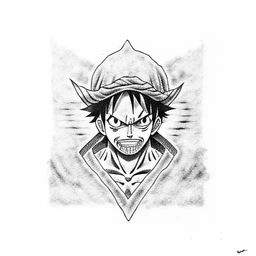luffy, kurapika tattoo design idea