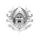 Zeus Vs kronos tattoo design idea