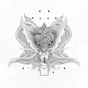 elizabeth tattoo design idea