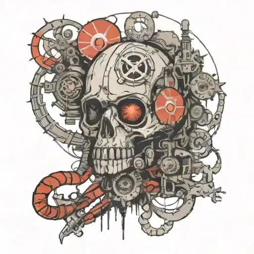 metro 2033 incorporated tattoo design idea