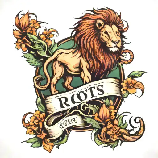 roots, 814, redwood trees, $, VW, popcorn, dynamite, lion head, HWY 101, sun, sea star, iris flower, Louise Raleigh  tattoo design idea