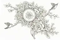 today, tomorrow, forever  tattoo design idea