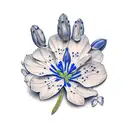   bluebonnets tattoo design idea