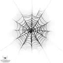 Spider Web tattoo design idea