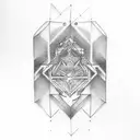 park bench  tattoo design idea