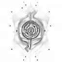 forever and always lettering tattoo design idea