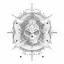 forever and always lettering tattoo design idea