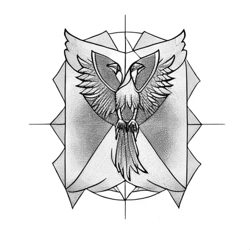 Phoenix tattoo design idea