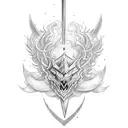 3 Sword tattoo design idea