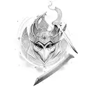 3 Sword tattoo design idea