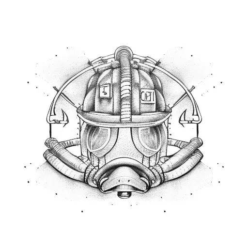 firefighter fallen  tattoo design idea