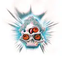 heaven versus hell  tattoo design idea