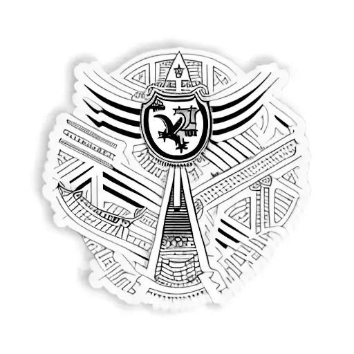 stamp of Pittsburgh  tattoo design idea