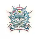 willies world tattoo design idea