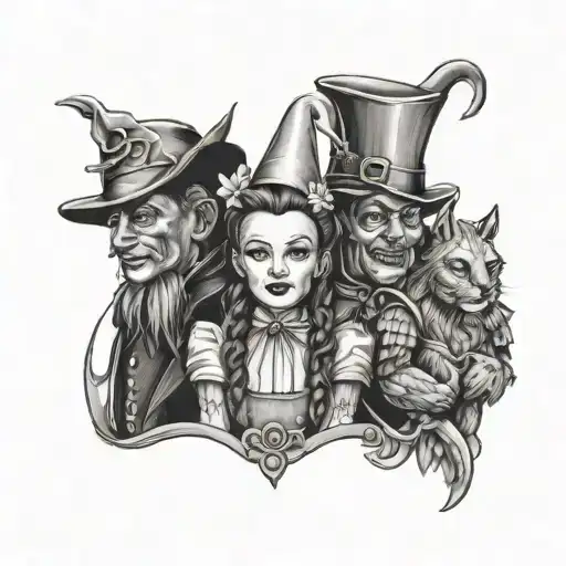 Wizard of Oz tattoo design idea