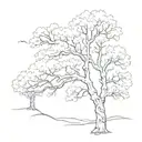 Aspen tree tattoo design idea
