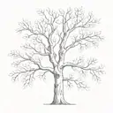 Aspen tree tattoo design idea