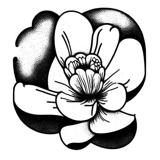 Anemone tattoo design idea