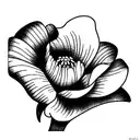 Anemone tattoo design idea