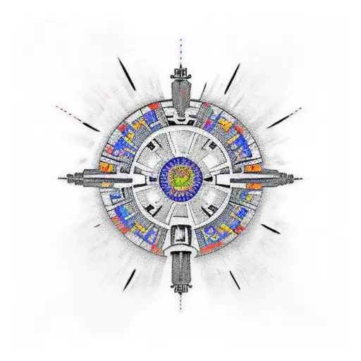 starwars empire mandala neck tattoo tattoo design idea