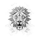 lion with eagle for forearm  tattoo design idea