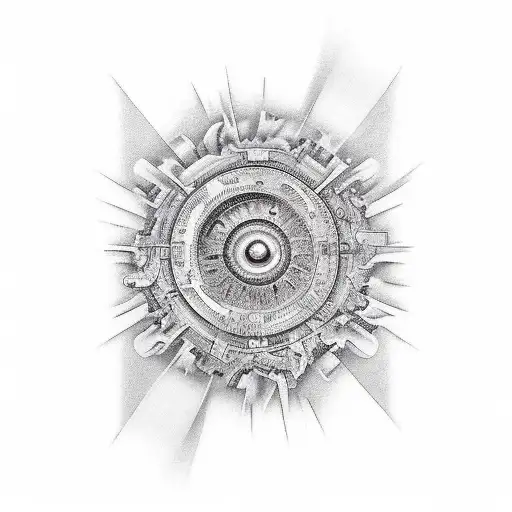 a meaningful deep text potrayed in numbers tattoo design idea