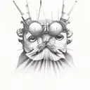 a meaningful deep text potrayed in numbers tattoo design idea