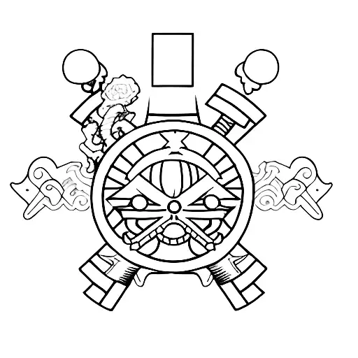 x one piece tattoo design idea