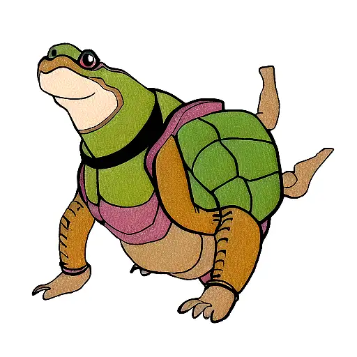 Japanese Turtle tattoo design idea
