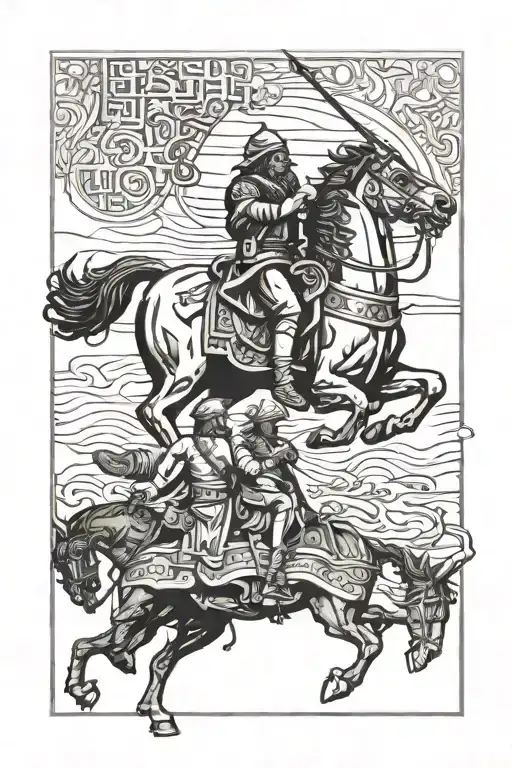 battle of Babylon  tattoo design idea