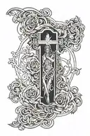 biblical tattoo design idea