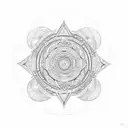 sudarshan chakra  tattoo design idea