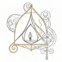 Burning Man tattoo features tattoo design idea