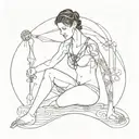 Burning Man tattoo features tattoo design idea