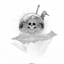 The Prayer, by kid cudi tattoo design idea
