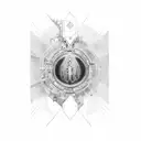 The Prayer, by kid cudi tattoo design idea