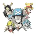one piece crew tattoo design idea