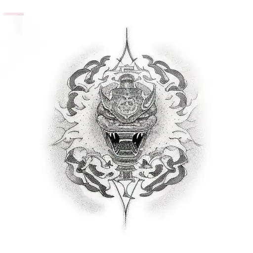 Abrams tank tattoo design idea