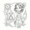 coraline tattoo design idea