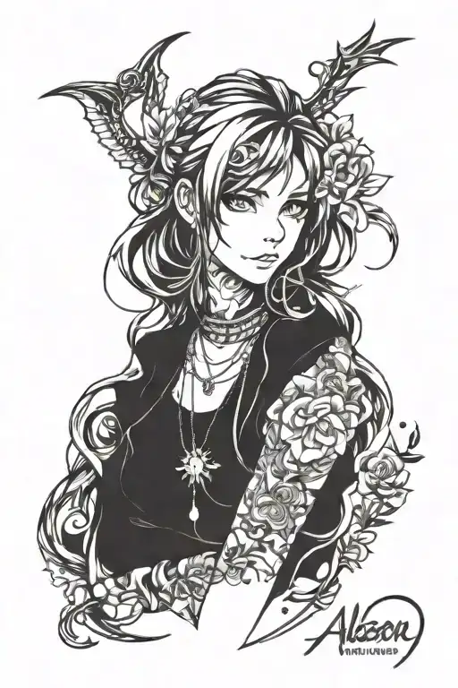 Allison tattoo design idea