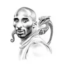 snake , kobe Bryant,  mamba mentality tattoo design idea