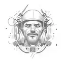 generate a phrase "Coaches don't play" using latin letters" tattoo design idea